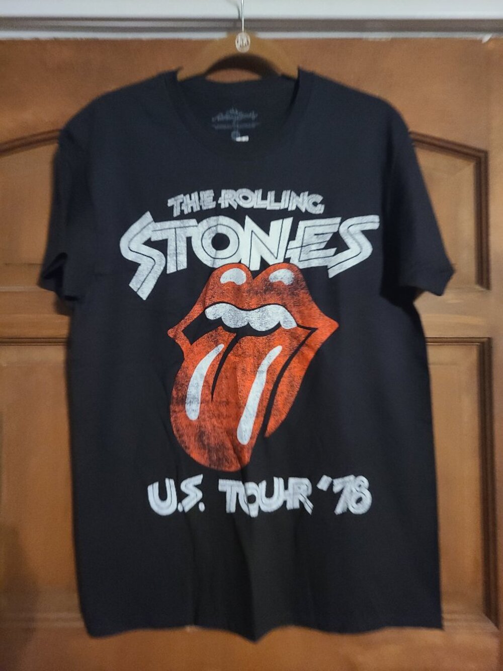 The Rolling Stones US Tour 78 Graphic Print Tee T-Shirt Men's M  NWT
